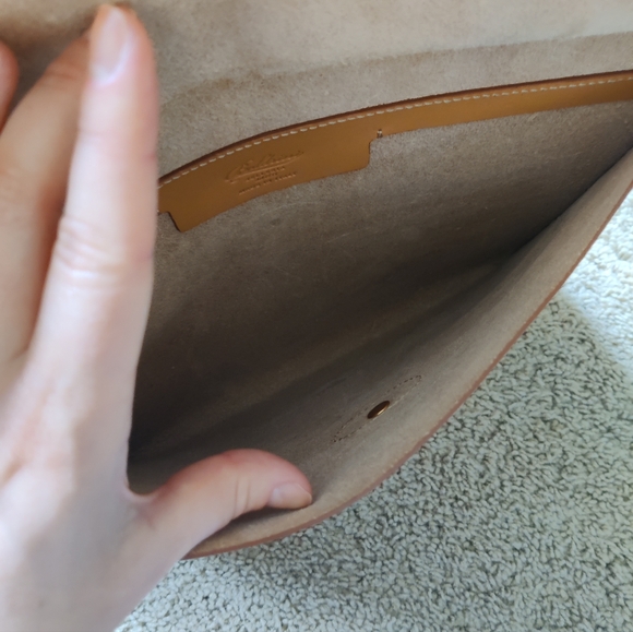 NEW Boldrini Leather Envelope Bag - Picture 6 of 8